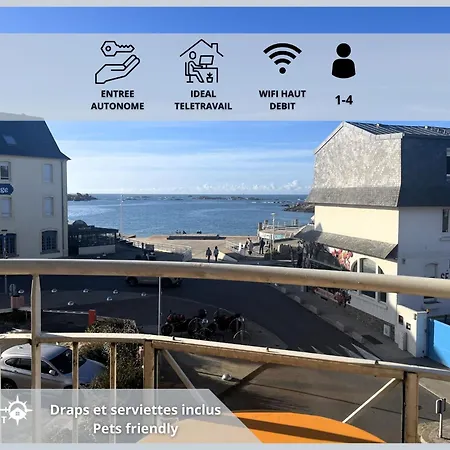 Le 123 Armoric - Balcon Vue Mer - 50M De La Plage - Confort Et Moderne - 70M2 Trégastel Exterior foto