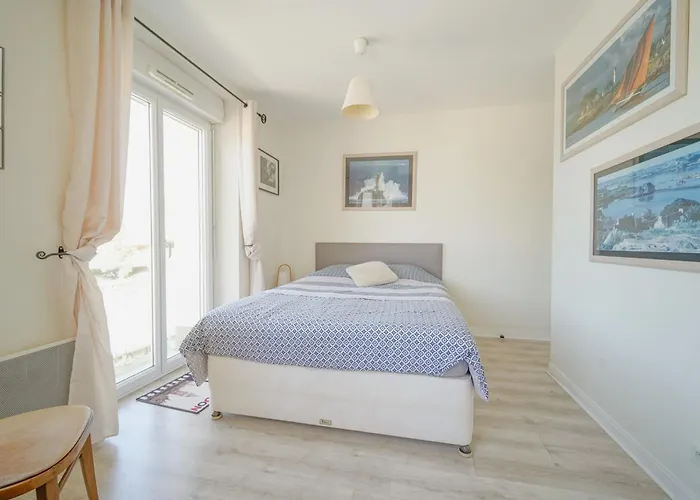 Le 123 Armoric - Balcon Vue Mer - 50M De La Plage - Confort Et Moderne - 70M2